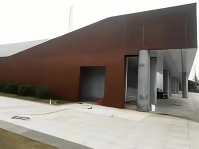 耐候鋼景觀施工現(xiàn)場 耐候鋼景觀施工流程